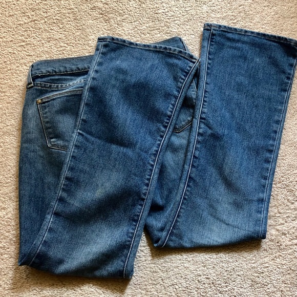 Old Navy “Flirt” Blue Jeans, Bell Cut, sz 2 Short - Picture 2 of 8
